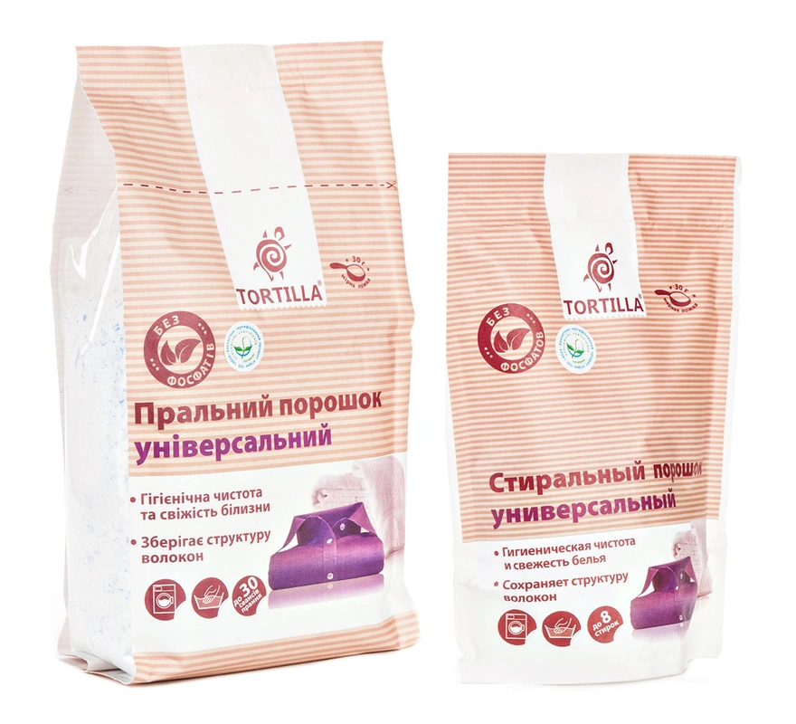 Порошок для прання універсальний Tortilla Порошок для прання універсальний 1,5 кг