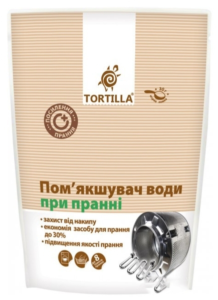 Засіб для пом`якшення води під час прання Tortilla Засіб для пом`якшення води 400 г