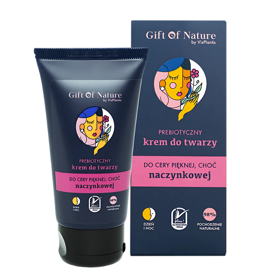 Gift of Nature Prebiotic Face Cream Against Couperosis 50 мл