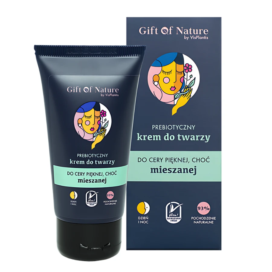 Пребіотичний крем для комбінованої шкіри обличчя Gift of Nature Prebiotic Cream for Combination Facial Skin 50 мл