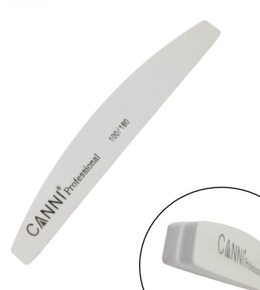 Шліфувальник для нігтів Canni Halfmoon Buffer 100/180 грит