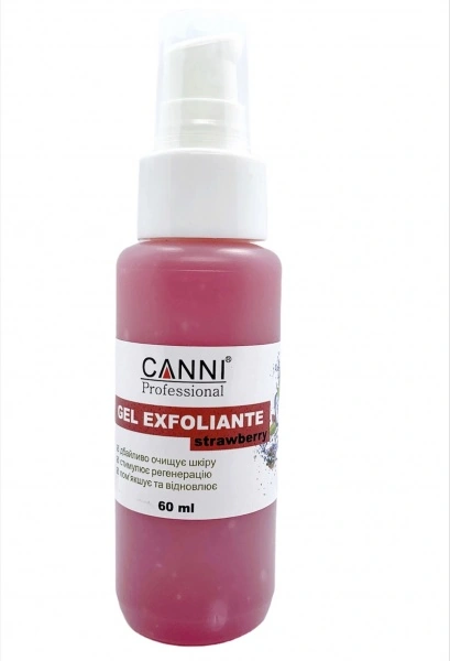 Гель-ексфоліант Суниця Canni Exfoliating Gel Strawberry 60 мл