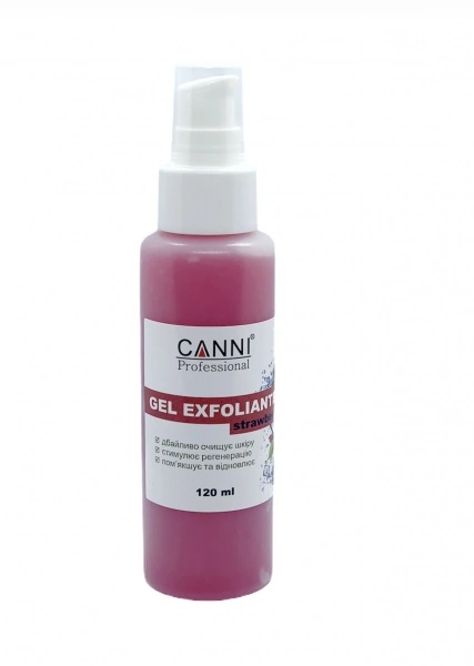 Гель-ексфоліант Суниця Canni Exfoliating Gel Strawberry 120 мл