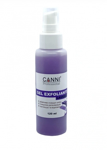 Гель-ексфоліант Лаванда Canni Exfoliating Gel Lavender 120 мл