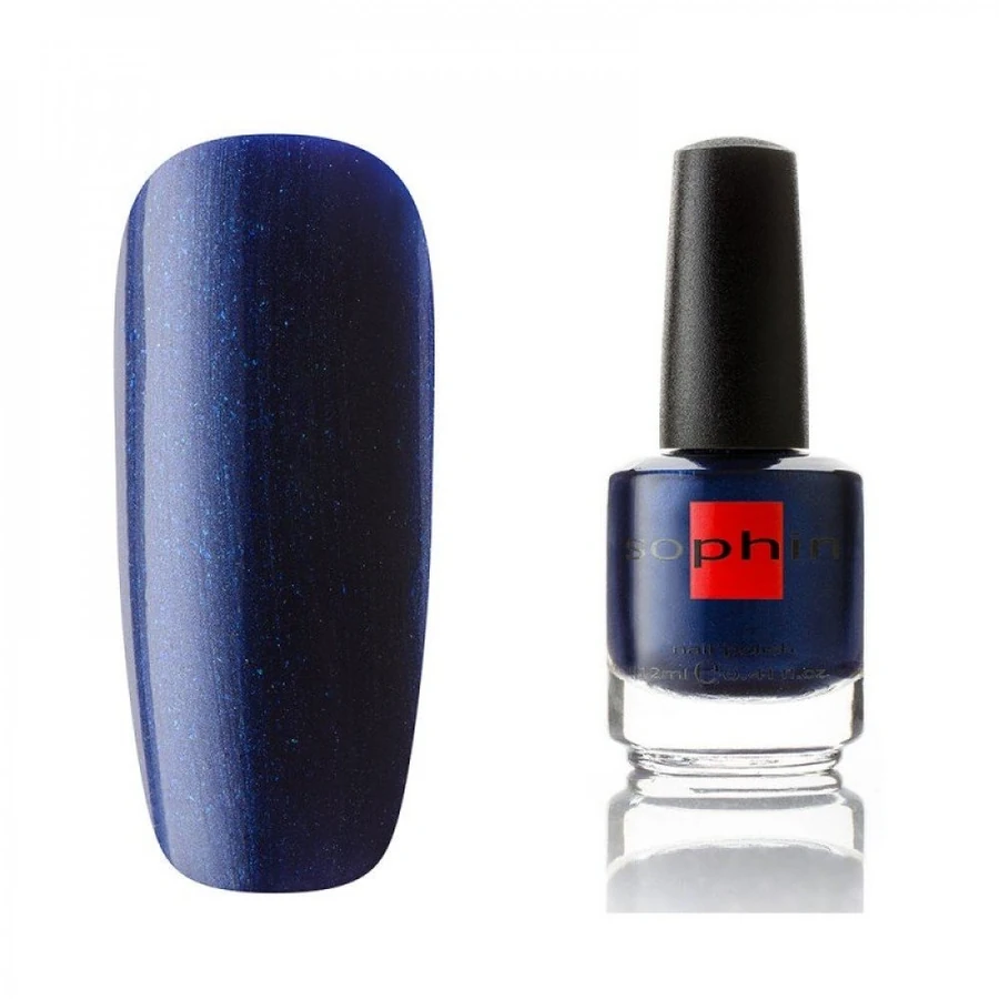 Лак Sophin Nail Lacquer №179 темно-синій, шиммер 12 мл