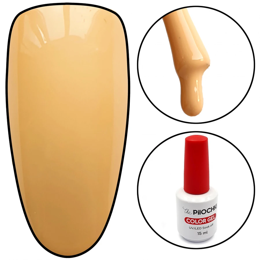 Гель-лак ThePilochki Gel Polish №1085 загар крайола 15 мл