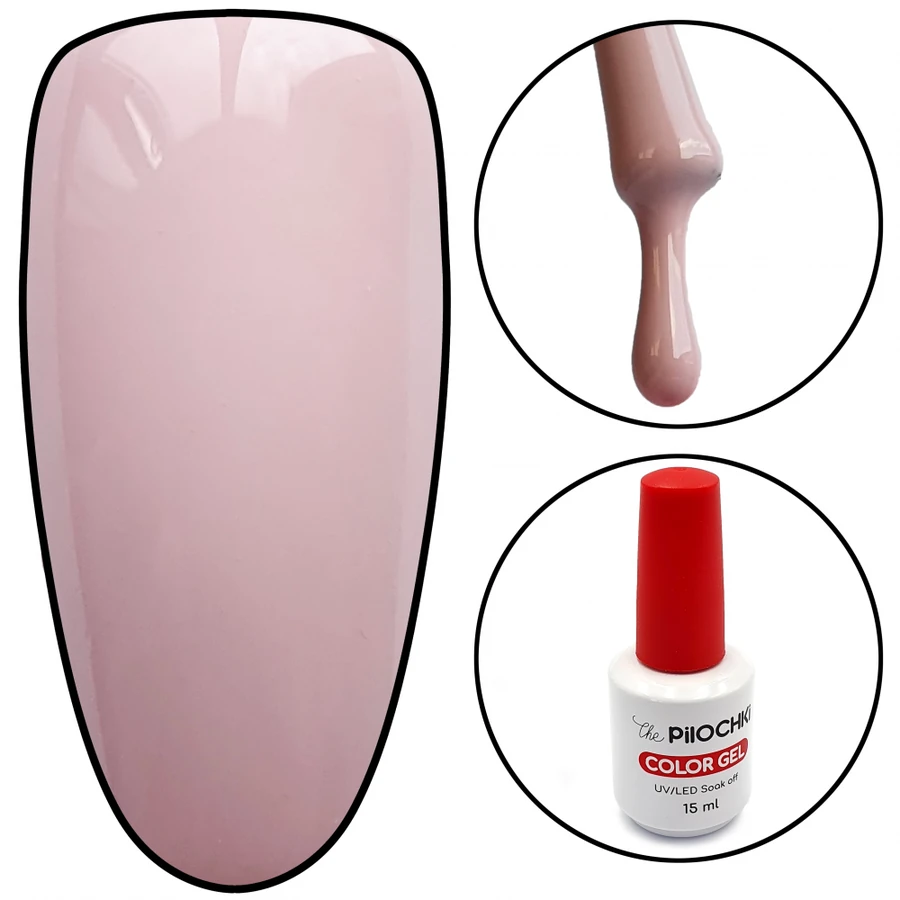 Гель-лак ThePilochki Gel Polish №113 пастельно-рожевий 15 мл