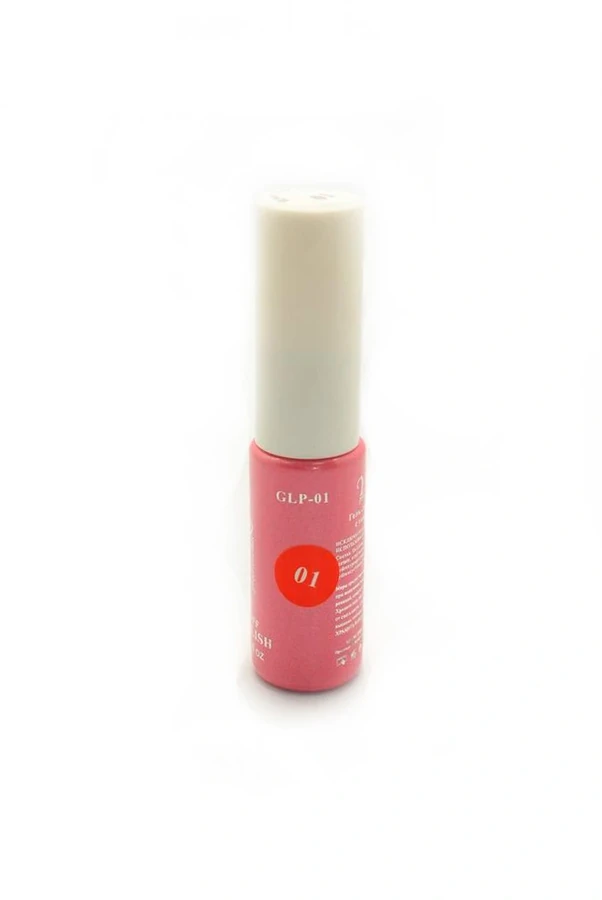 Гель-фарба з тонким пензлем YRE Gel Polish Paint 01 червоно-кораловий, емаль 12 мл
