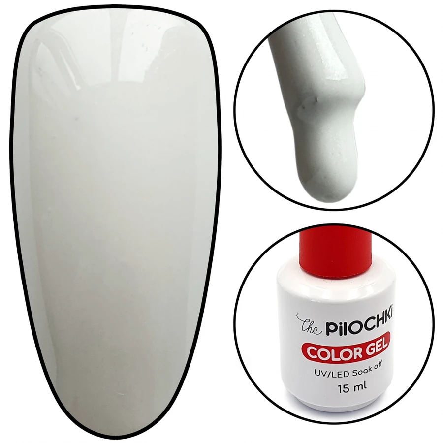Гель-лак ThePilochki Gel Polish №1567 білий 15 мл