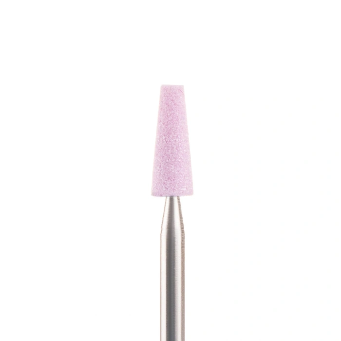 Насадка корундова Nail Perfect Corundum Nozzle 2,8 мм Pink конус усічений, подовжений