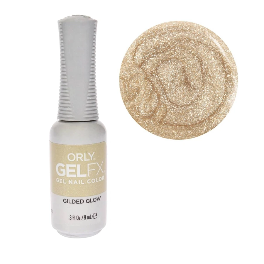 Гель-лак ORLY Gel FX Gilded Glow пісочно-золотий, з золотим шимером 9 мл