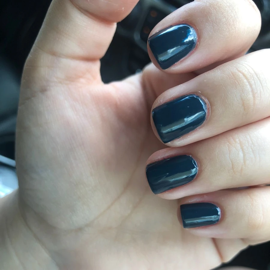 Гель-лак ORLY Gel FX Midnight Oasis темний синій з сірим відтінком, емаль 9 мл