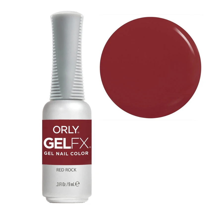 Гель-лак ORLY Gel FX Red Rock коричнево-бордовий, емаль 9 мл