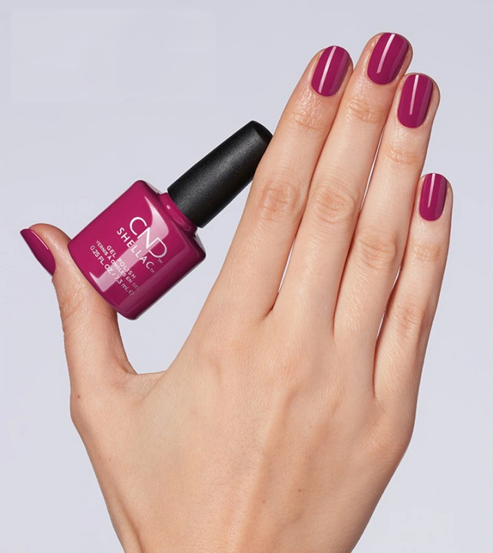Гель-лак CND Shellac How Merlot фуксія, емаль 7,3 мл