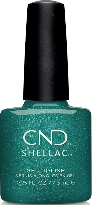Гель-лак CND Shellac She`s A Gem! темна бірюза, шиммер 7,3 мл