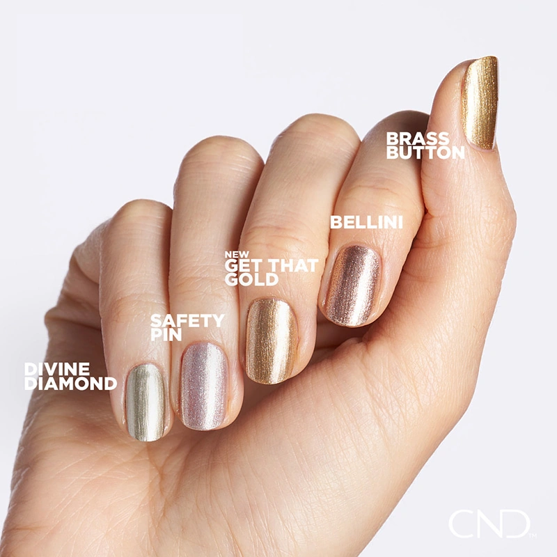 Гель-лак CND Shellac Get That Gold золото, шиммер 7,3 мл