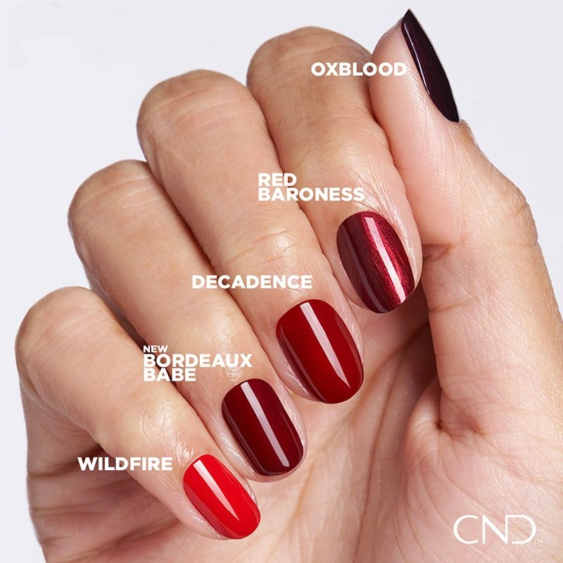 Лак CND VINYLUX 365 Bordeaux Babe темне бордо, емаль 15 мл