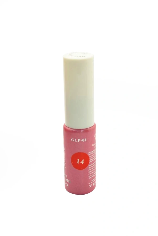 Гель-фарба з тонким пензлем YRE Gel Polish Paint 14 класичний червоний, емаль 12 мл