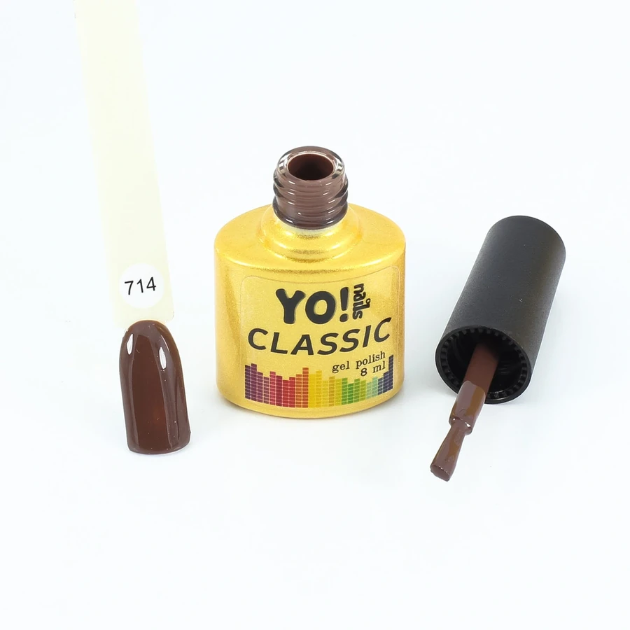 Гель-лак Yo!Nails Classic Gel Polish №714 мокко 8 мл