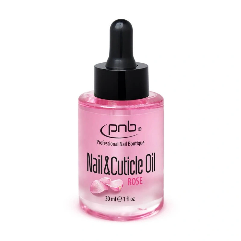 Олія для догляду за нігтями та кутикулою PNB Nail & Cuticle Oil Rose троянда 30 мл