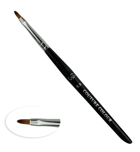 Пензель для дизайну овальний Couture Colour & GS Nail Art Brush 4,5 штучний нейлон, 9 мм