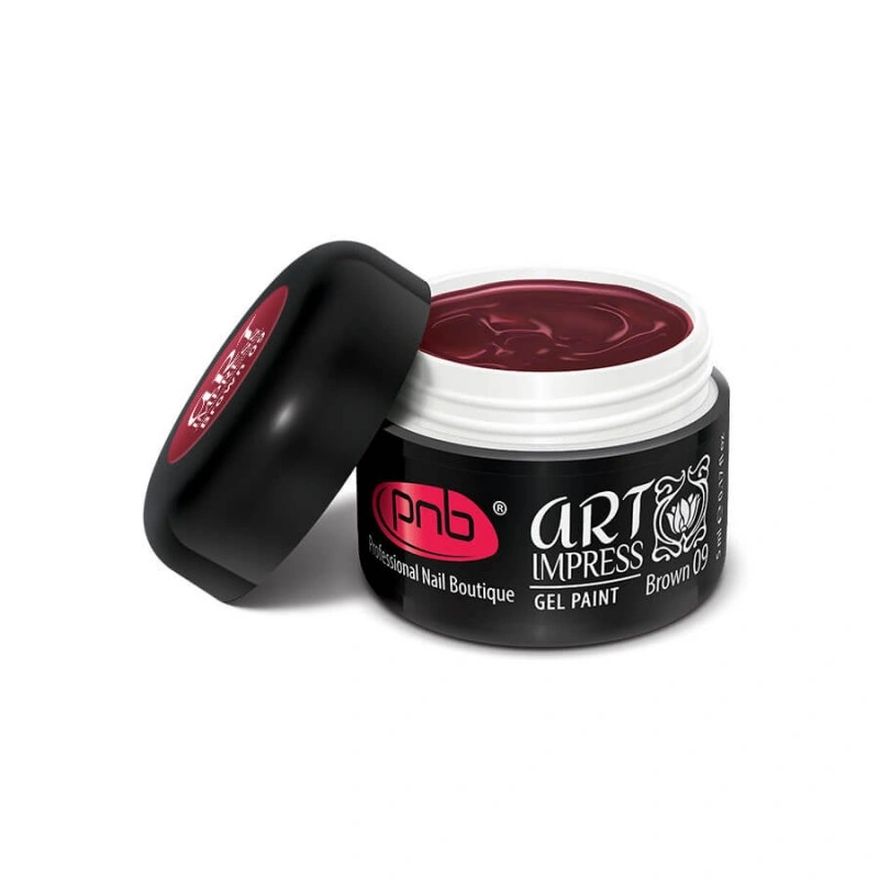 Гель-фарба, коричнева PNB Art Impress Gel Paint 09 BROWN 5 мл
