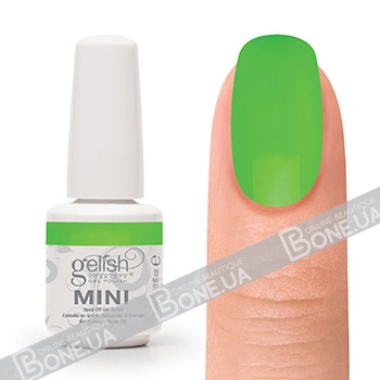 Гель-лак Harmony Gelish MINI Amazon Flirt салатовий, неоновий, емаль 9 мл
