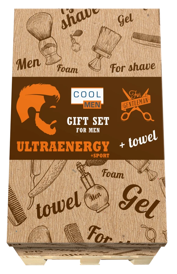 Подарунковий набір для чоловіків ULTRAENERGY+Sport Cool men Косметичний набір For Gentleman