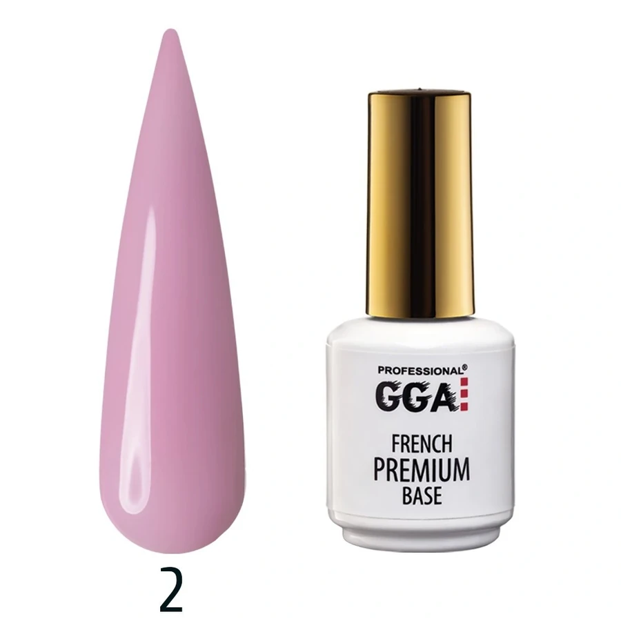 Камуфлююча френч база GGA Professional Premium French Base №02 15 мл