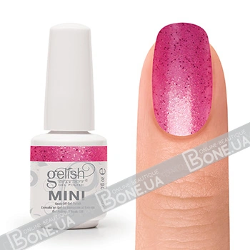 Гель-лак Harmony Gelish MINI High Bridge напівпрозорий рожевий з блискітками 9 мл
