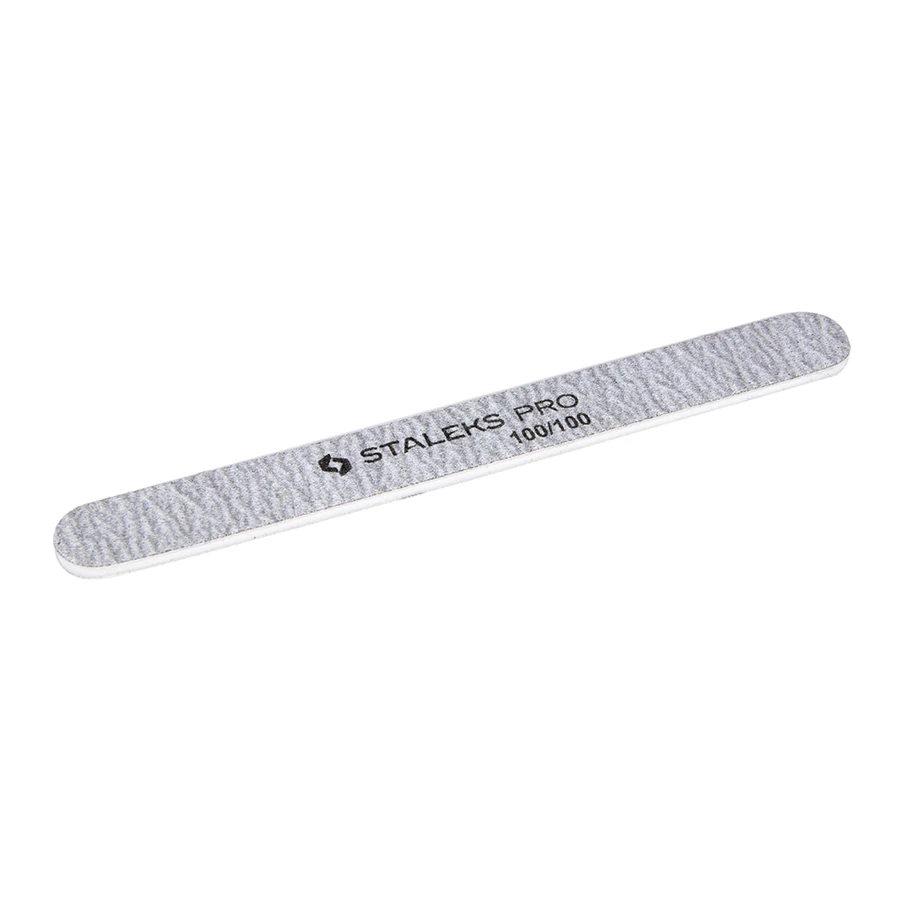 Пилка мінеральна пряма Staleks Mineral File Straight 100/100 грит
