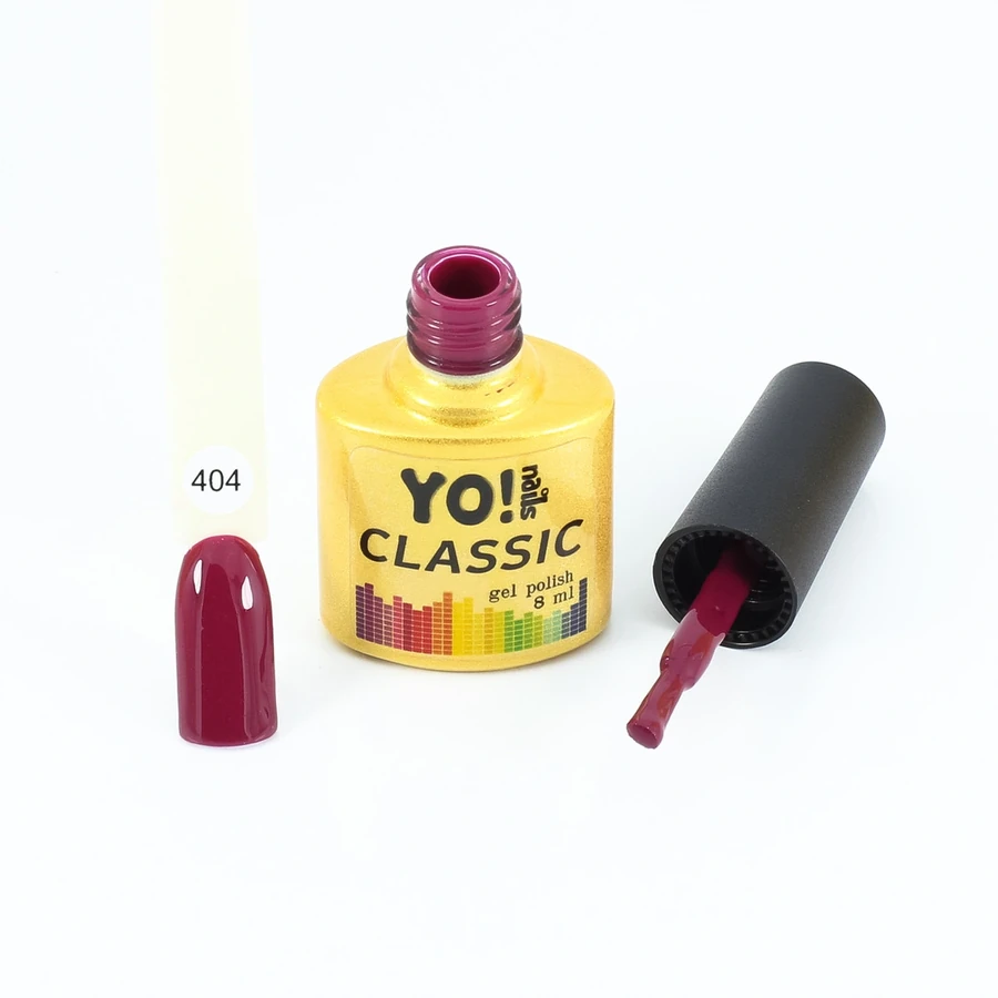 Гель-лак Yo!Nails Classic Gel Polish №404 щільний, молочно-сливовий 8 мл