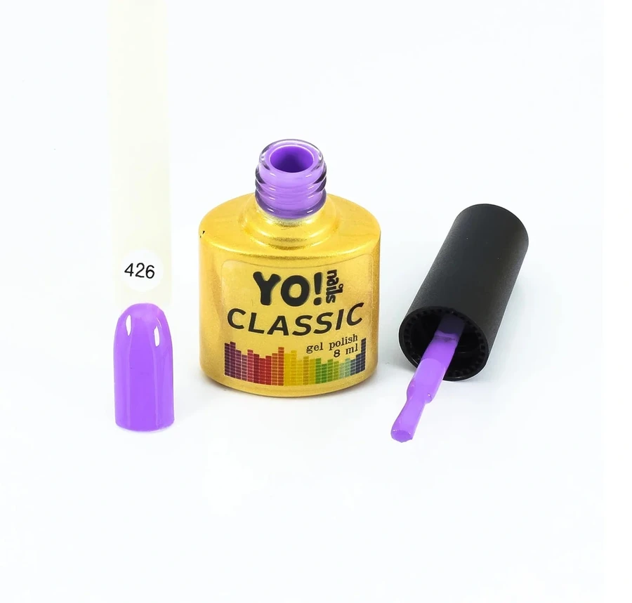 Гель-лак Yo!Nails Classic Gel Polish № 426 8мол молочно-фіолетовий, бузок