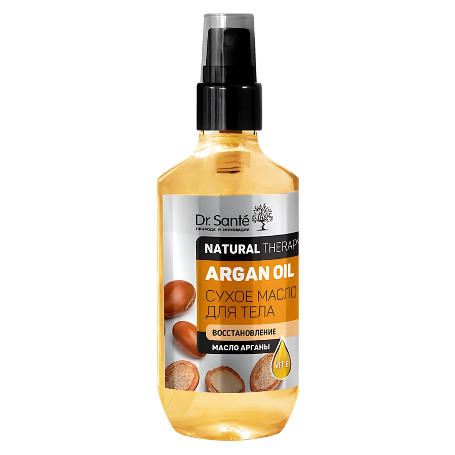 Суха олія для тіла, рук та ніг Dr.Sante Natural Therapy Dry Argan Oil 150 мл