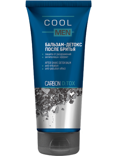 Гель-детокс після гоління Cool men DETOX CARBON гель-детокс після гоління 200 мл