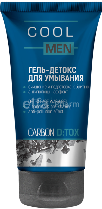 Гель-детокс для вмивання Cool men DETOX CARBON гель-детокс для вмивання 150 мл