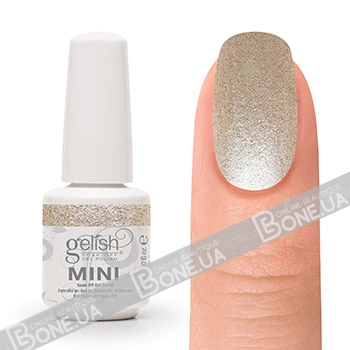 Гель-лак Harmony Gelish MINI Champagne дрібні сріблясті блискітки 9 мл