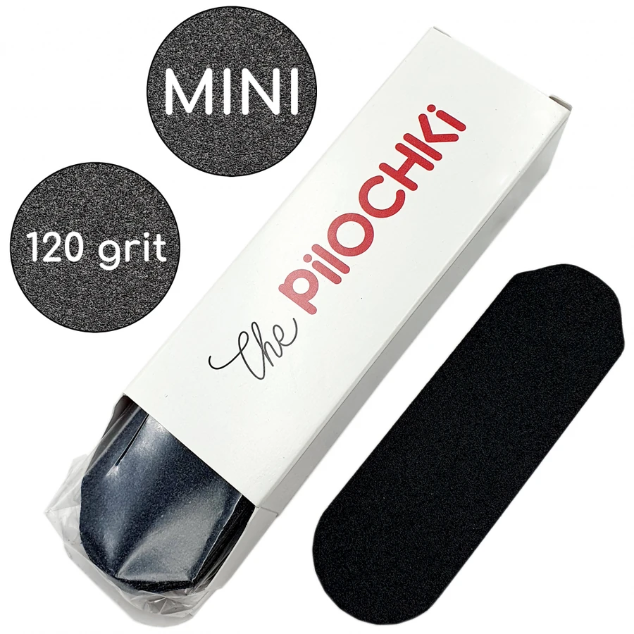 Змінні файли для педикюру Міні ThePilochki Replaceable Abrasives for Pedicure MINI Black 120 грит Чорні 30 шт