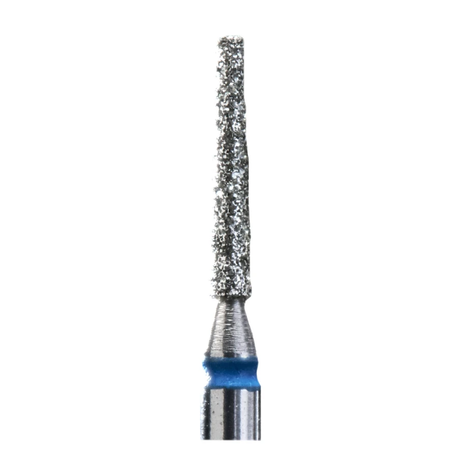 Фреза алмазна голчаста Staleks Pro Expert Diamond Nozzle Needle синя, середній абразив 1.0 мм