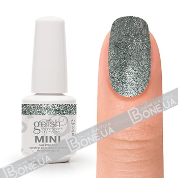 Гель-лак Harmony Gelish MINI Emerald Dust сріблясті голографічні блискітки 9 мл