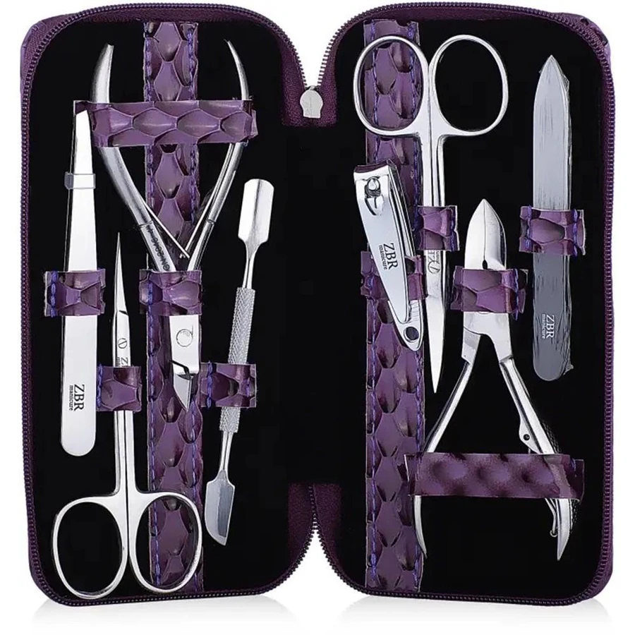 Манікюрний набір Zauber Manicure Tools Set ZBR-068 8 предметів