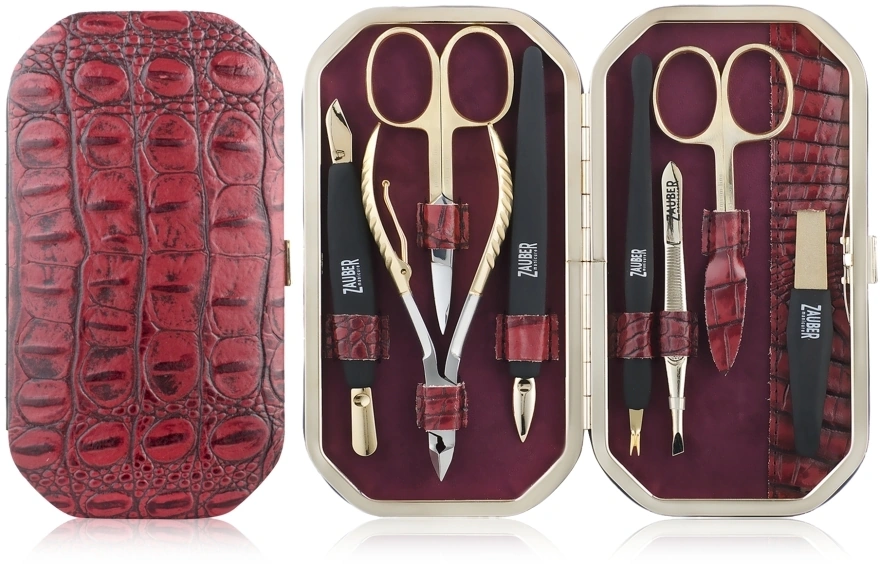 Манікюрний набір Zauber Manicure Tools Set MS-508G 8 предметів
