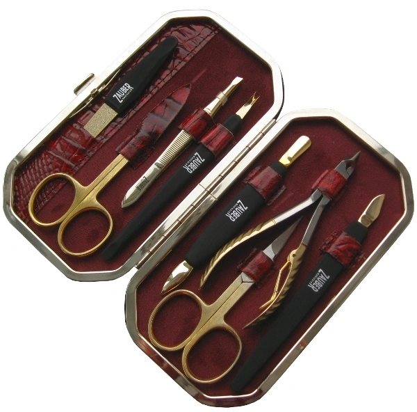Манікюрний набір Zauber Manicure Tools Set MS-508G 8 предметів