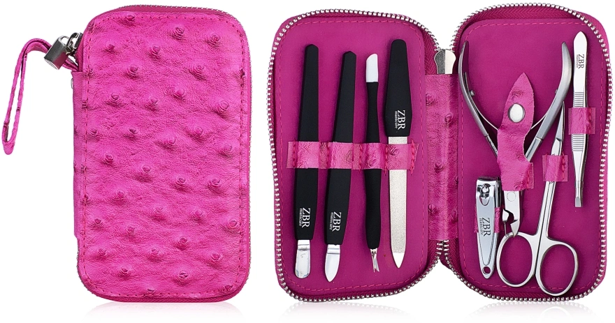 Манікюрний набір Zauber Manicure Tools Set ZBR-048 8 предметів