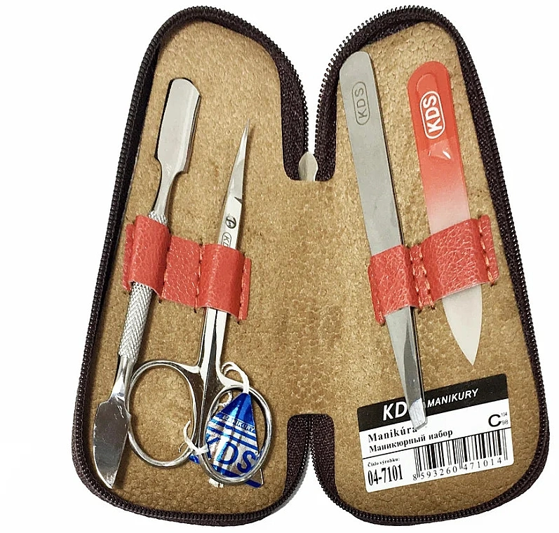 Манікюрний набір KDS Manicure Tools Set 04-7101 4 предмети