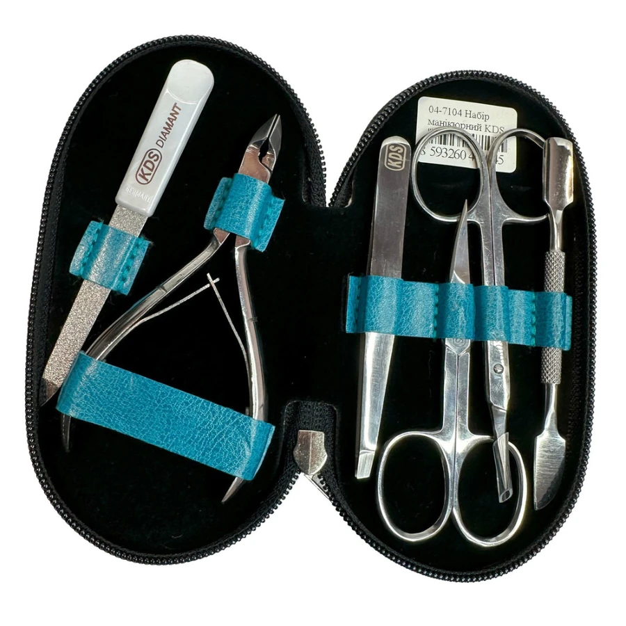 Манікюрний набір KDS Manicure Tools Set 04-7104 6 предметів