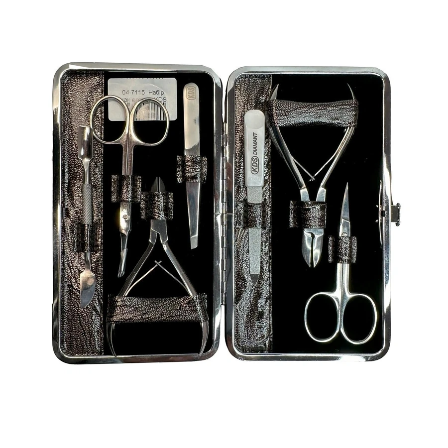 Манікюрний набір KDS Manicure Tools Set 04-7115 7 предметів