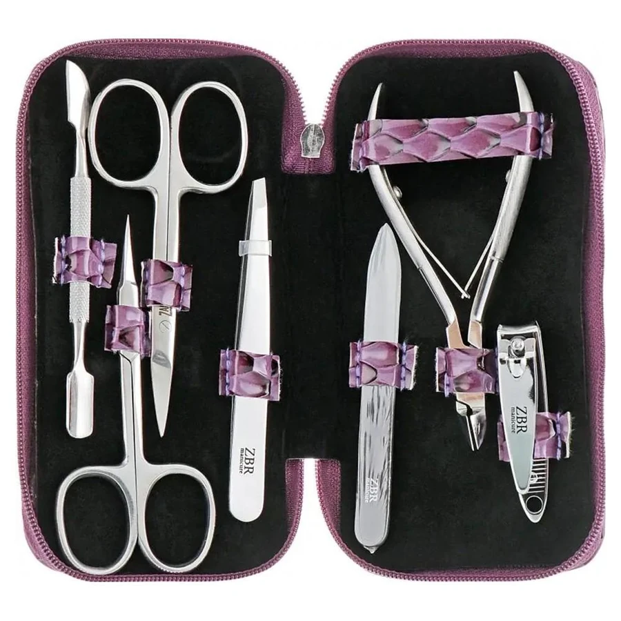 Манікюрний набір Zauber Manicure Tools Set ZBR-058 7 предметів