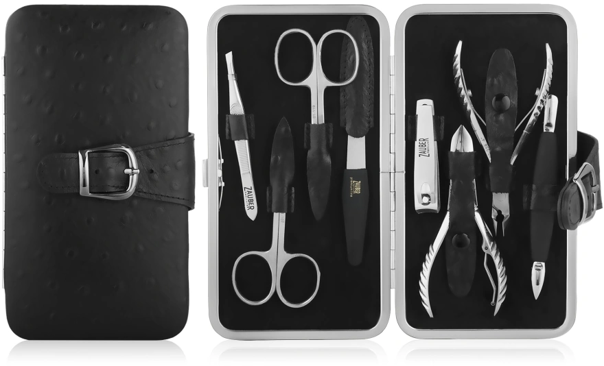 Манікюрний набір Zauber Manicure Tools Set MS-130 8 предметів