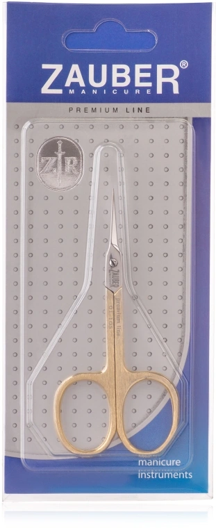 Ножиці для кутикули Zauber Premium Cuticle Scissors 01-105 леза 20 мм